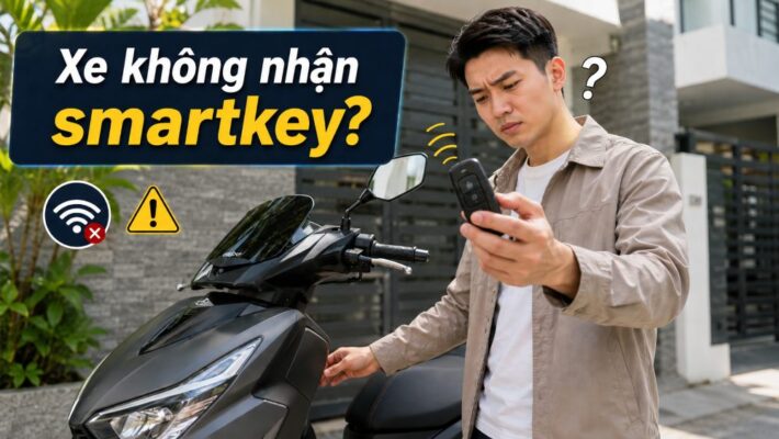 khong mo duoc xe bang smartkey